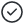 Checkmark icon.